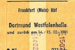 Mit dem Zug zu Pink Floyd 14.2.1981 Dortmund, Foto: Christian Augustin