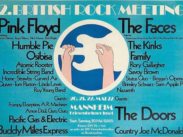 Pink Floyd 1972 Germersheim Poster Pink Floyd 1972 Germersheim Poster