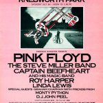 1975 Pink Floyd Knebworth Poster