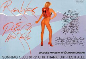 Roger Waters 1.7.1984 Frankfurt Poster