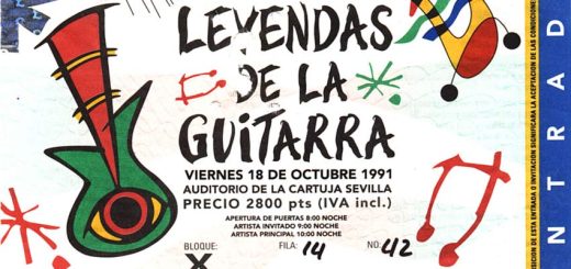 Roger Waters 18.10.1991 Sevilla Ticket