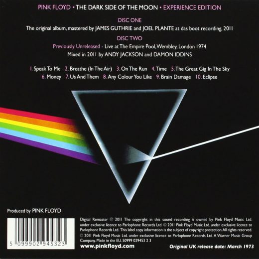 Dark Side Of The Moon Experience Edition (2CD)
