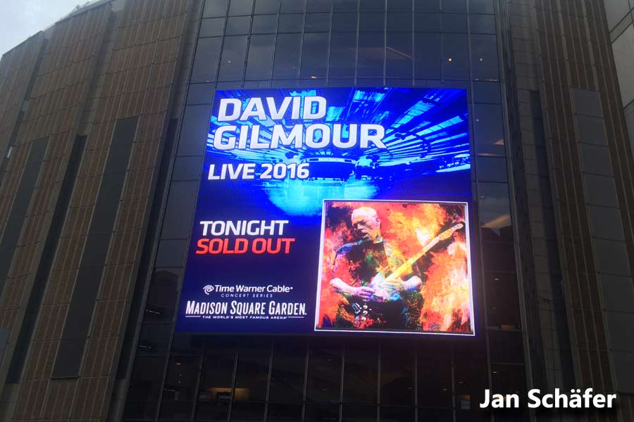David Gilmour 11 4 2016 New York Madison Square Garden Pulse