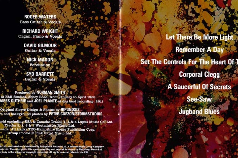 A Saucerful of Secrets CD Reissue 2016 A Saucerful of Secrets CD Reissue 2016