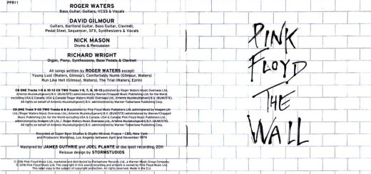 The Wall CD Reissue 2016