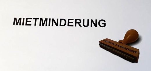 Mietminderung Hiervon unberührt