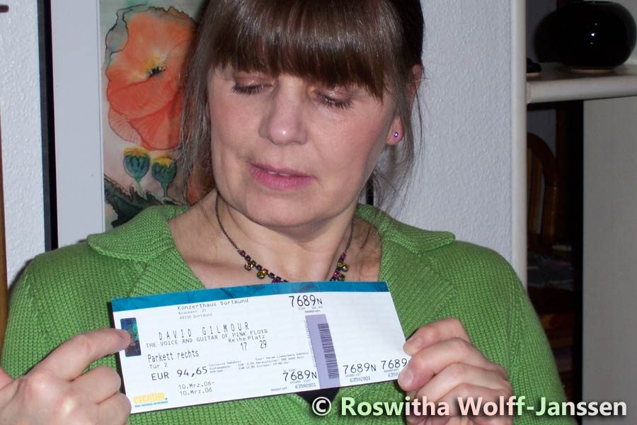 David Gilmour 10.3.2006 Dortmund Konzerthaus David Gilmour 10.3.2006 Dortmund Konzerthaus