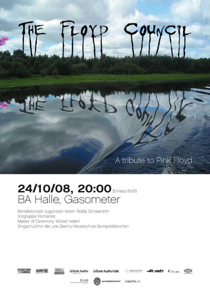 Floyd Council 24.10.2008 Wien Gasometer Poster