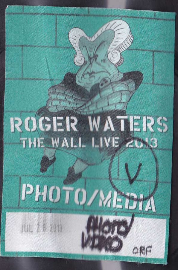 Roger Waters 26.7.2013 Padova Pass Roger Waters 26.7.2013 Padova
