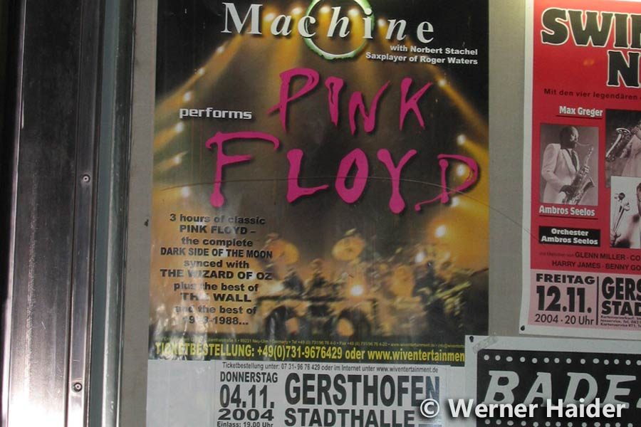 The Machine 4.11.2004 Gersthofen Poster The Machine 4.11.2004 Gersthofen Stadthalle