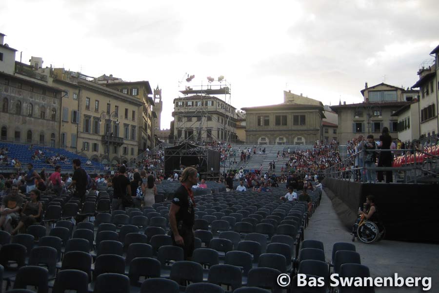 David Gilmour 2.8.2006 Florenz Piazza Santa Croce