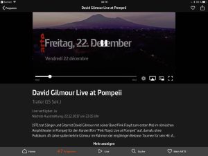 David Gilmour -Live at Pompeii Arte