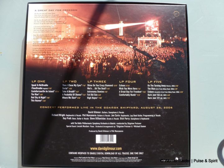 David Gilmour - Live in Gdansk Vinyl