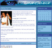 David Gilmour Blog 2006