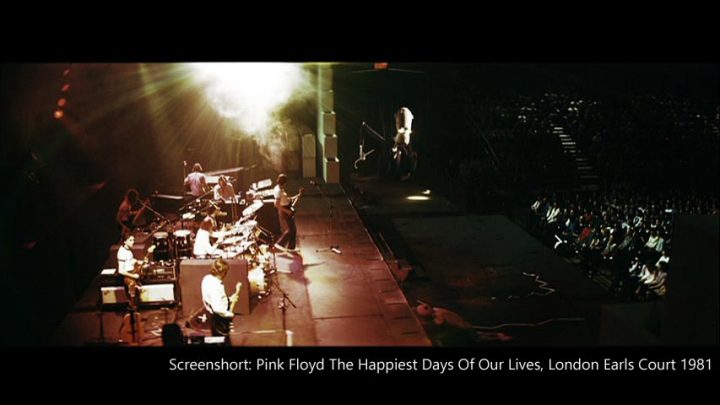 Pink Floyd 1981 London Earls Court, "Happiest Days"