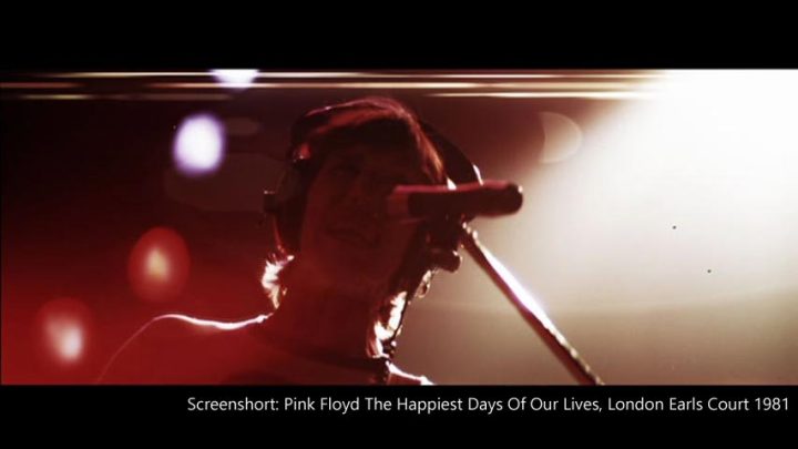 Pink Floyd 1981 London Earls Court, &quot;Happiest Days&quot;