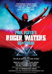 Roger Waters 2018 UK Tour-Poster