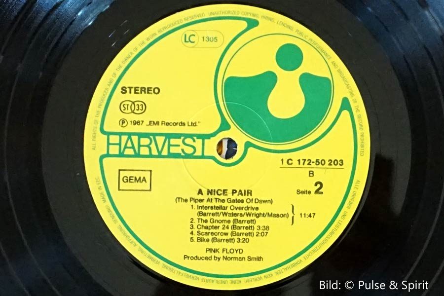 A Nice Pair, Label: EMI A Nice Pair, Label: EMI © Pink Floyd Music Ltd