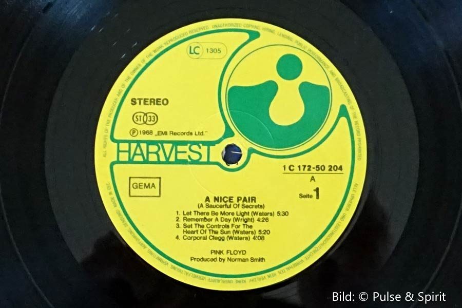 A Nice Pair, Label: EMI A Nice Pair, Label: EMI © Pink Floyd Music Ltd