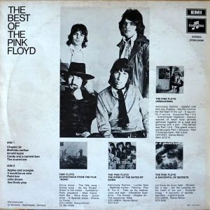 Backcover The Best Of The Pink Floyd - Vinyl