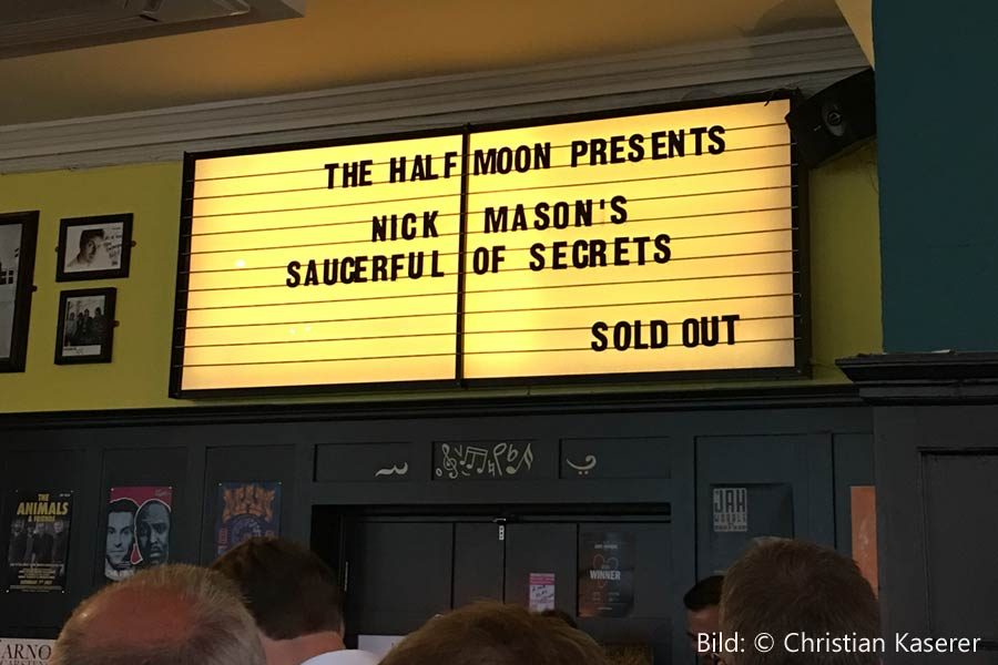 Nick Mason 23.5.2018 London The Half Moon Nick Mason 23.5.2018 London The Half Moon