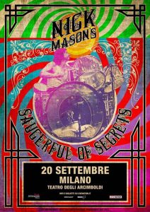 Nick Mason Mailand 2018 Poster