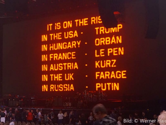 Roger Waters 16.5.2018 Wien Stadthalle Roger Waters 16.5.2018 Wien Stadthalle