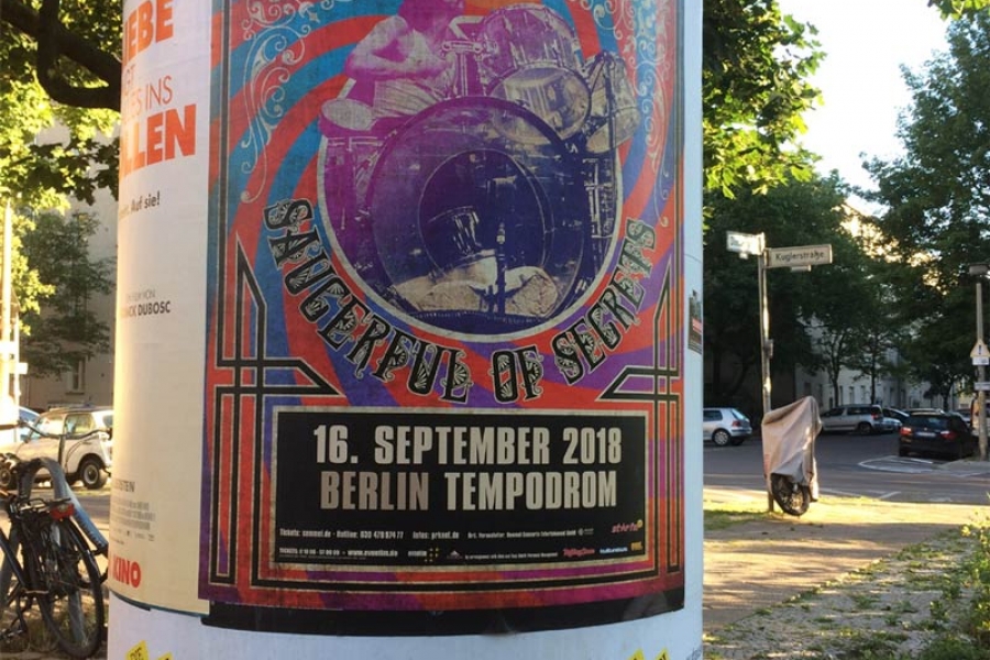 Nick Mason 16.9.2018 Berlin Poster Nick Mason 16.9.2018 Berlin Poster