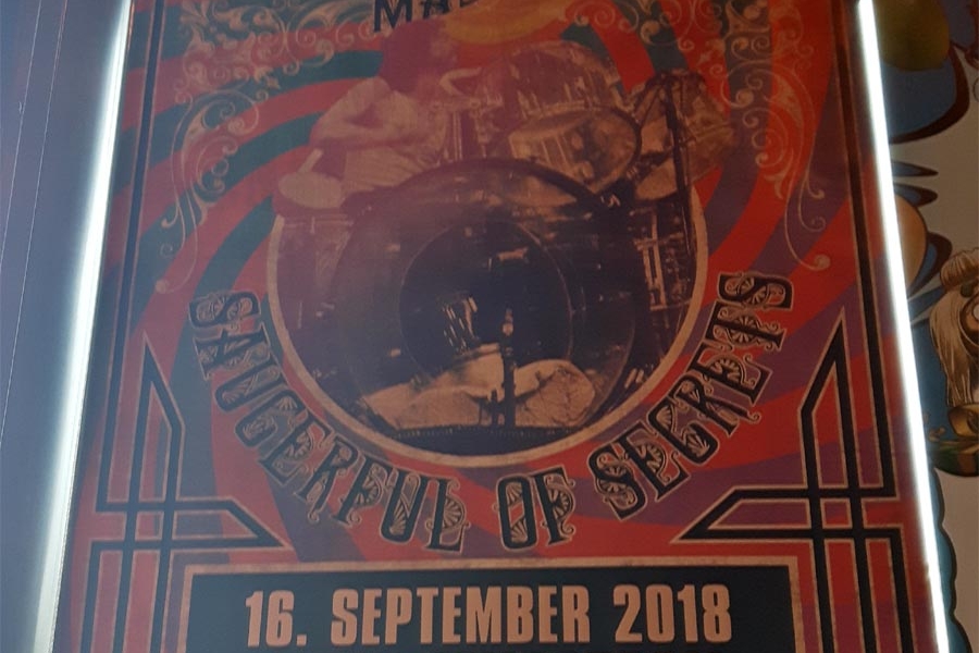 Nick Mason 16.9.2018 Berlin Tempodrom Poster: Nick Mason 16.9.2018 Berlin Tempodrom
