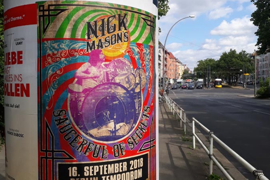 Nick Mason 2018 Berlin-Poster Nick Mason 2018 Berlin-Poster