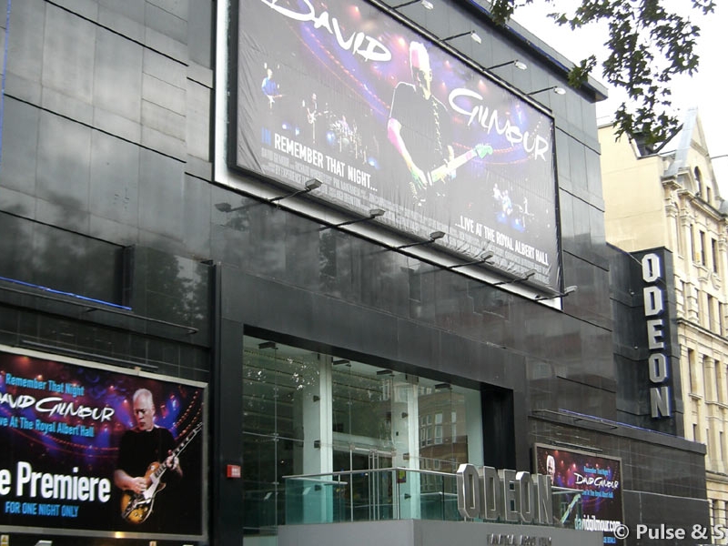 David Gilmour 6.9.2007 London, Odeon Remember That Night Premiere, Odeon Cinema