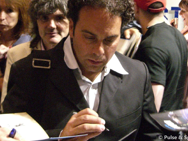 David Gilmour 6.9.2007 London, Odeon Remember That Night Premiere: Jon Carin