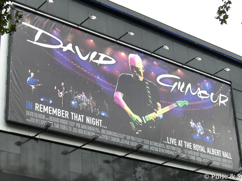 David Gilmour 6.9.2007 London, Odeon Remember That Night Premiere, Odeon Cinema
