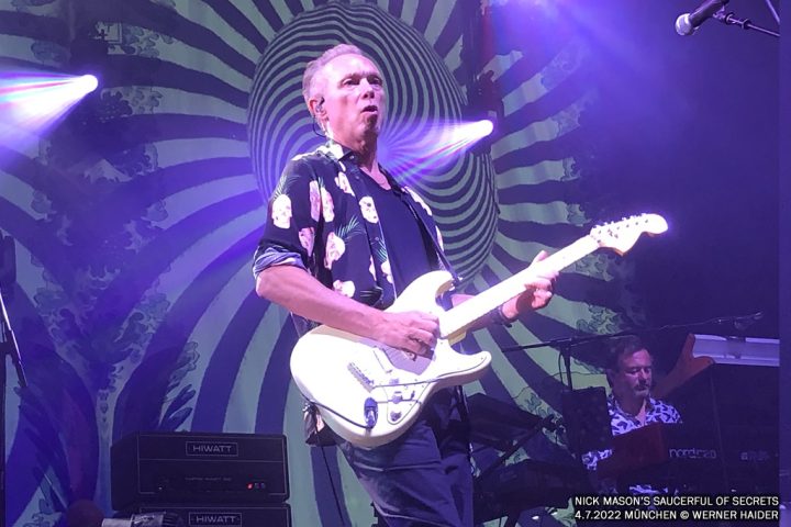 Nick Mason 4.7.2022 München, Circus Krone Nick Mason's Saucerful of Secrets 4.7.2022 München, Circus Krone