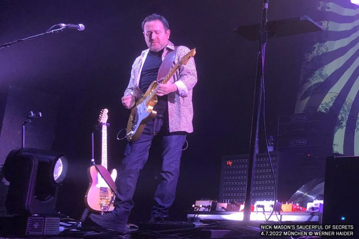 Nick Mason 4.7.2022 München, Circus Krone Nick Mason's Saucerful of Secrets 4.7.2022 München, Circus Krone