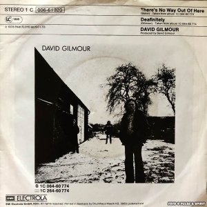 David Gilmour – There’s No Way Out Of Here (Single) David Gilmour – There's No Way Out Of Here (Single)