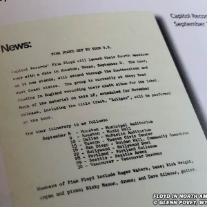 Pink Floyd In North America