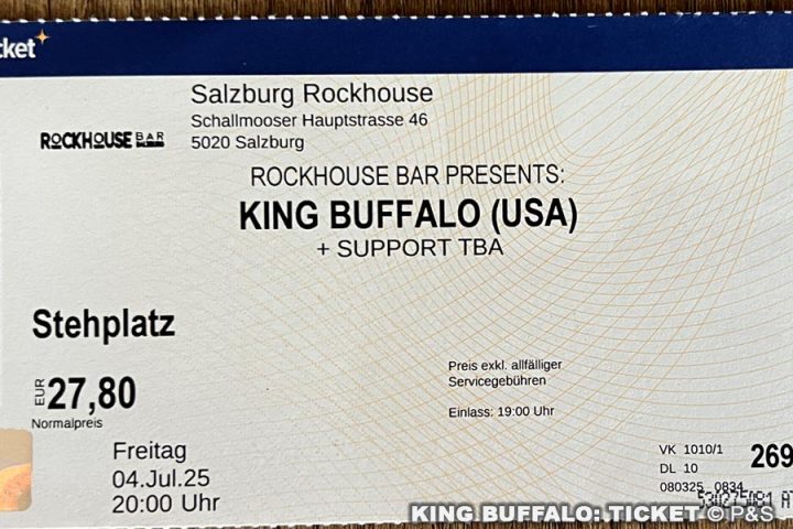 King Buffalo 4.7.2025 Salzburg