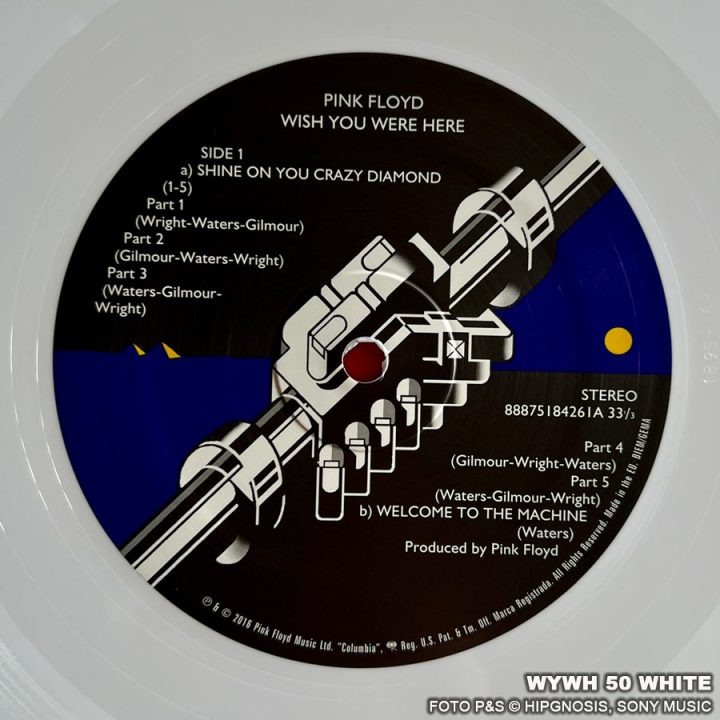 Pink Floyd WYWH 50, White Vinyl