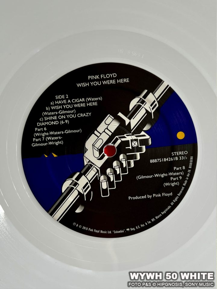 Pink Floyd WYWH 50, White Vinyl