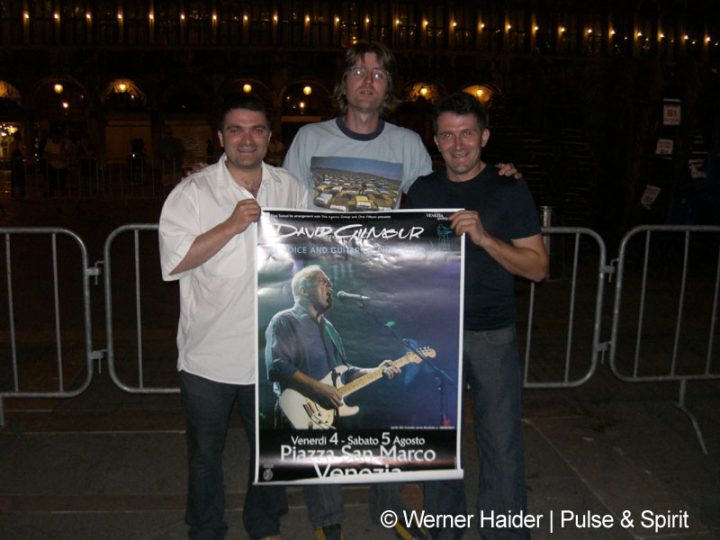 David Gilmour 4.8.2006 Venedig Poster