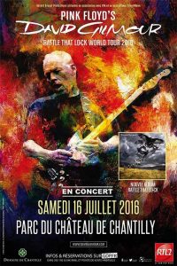 David Gilmour 16.7.2016 Chantilly Poster