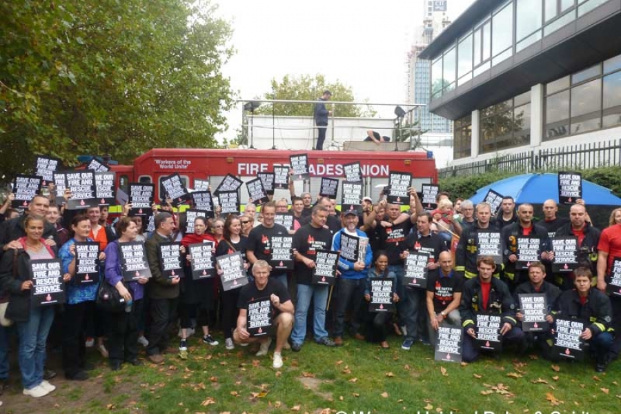 London Southbank Demo