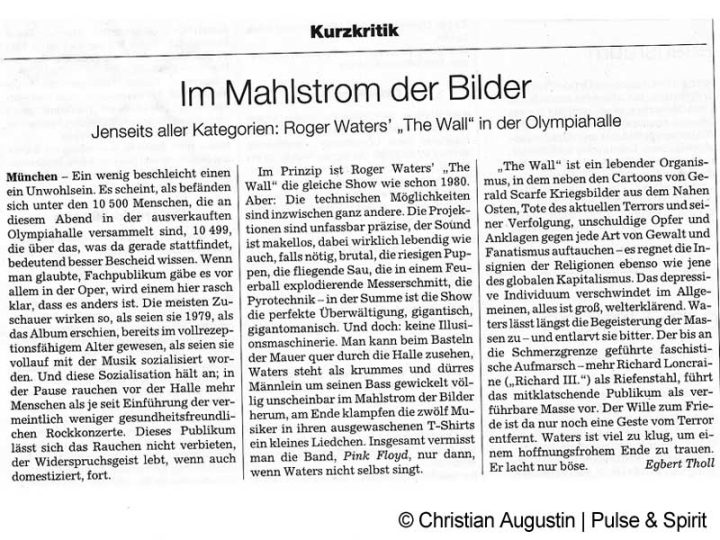 Pink Floyd 14.2.1981 Dortmund