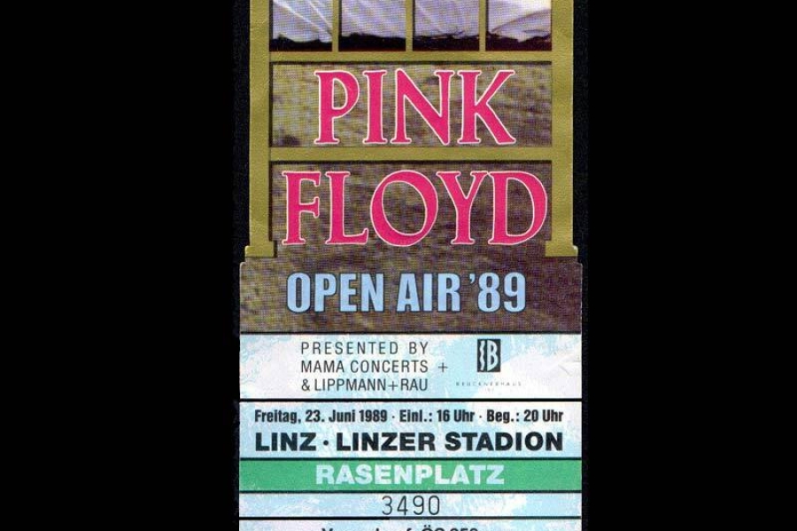 Pink Floyd 23.6.1989 Linz Ticket